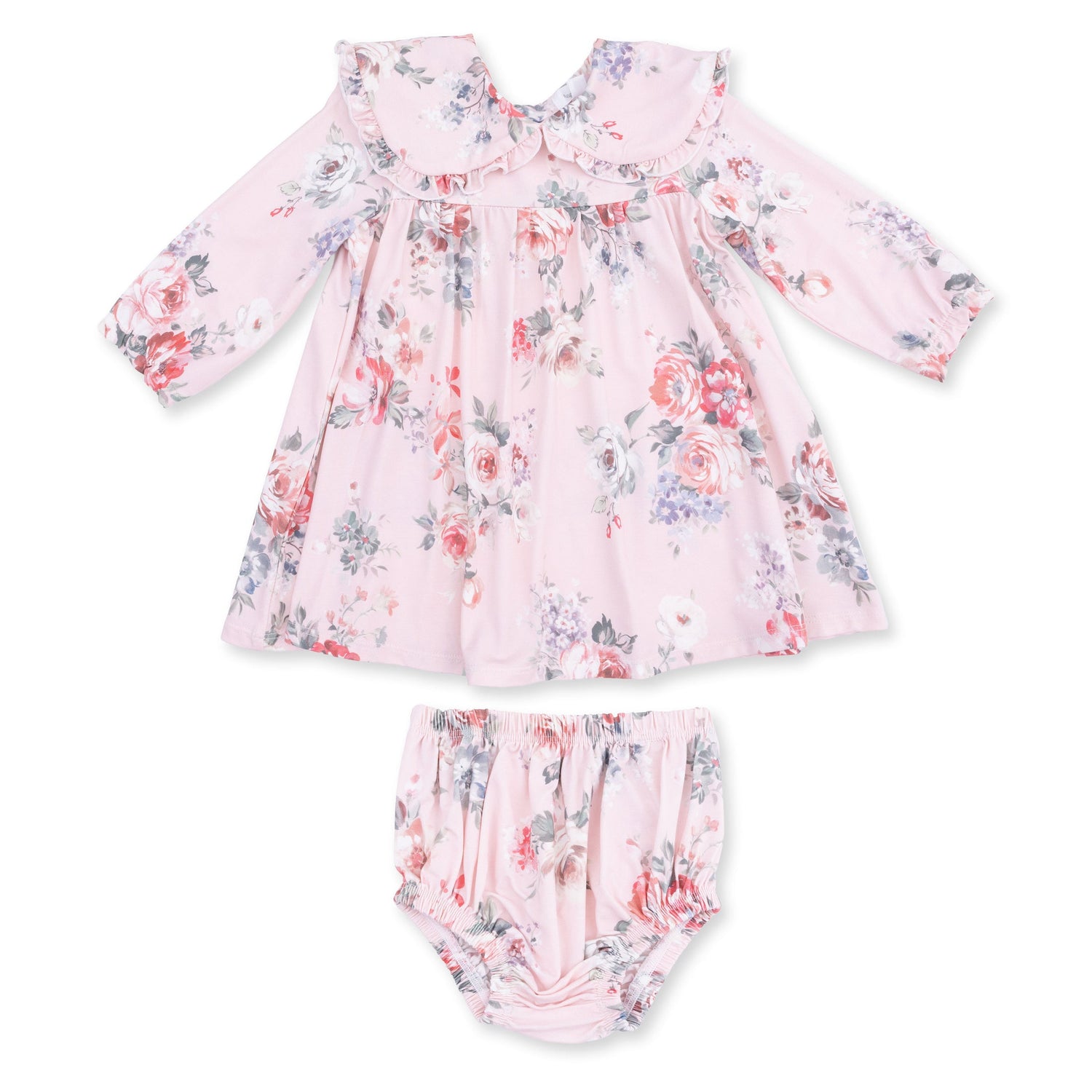 Sofia Dress with Oversize Collar and Bloomer