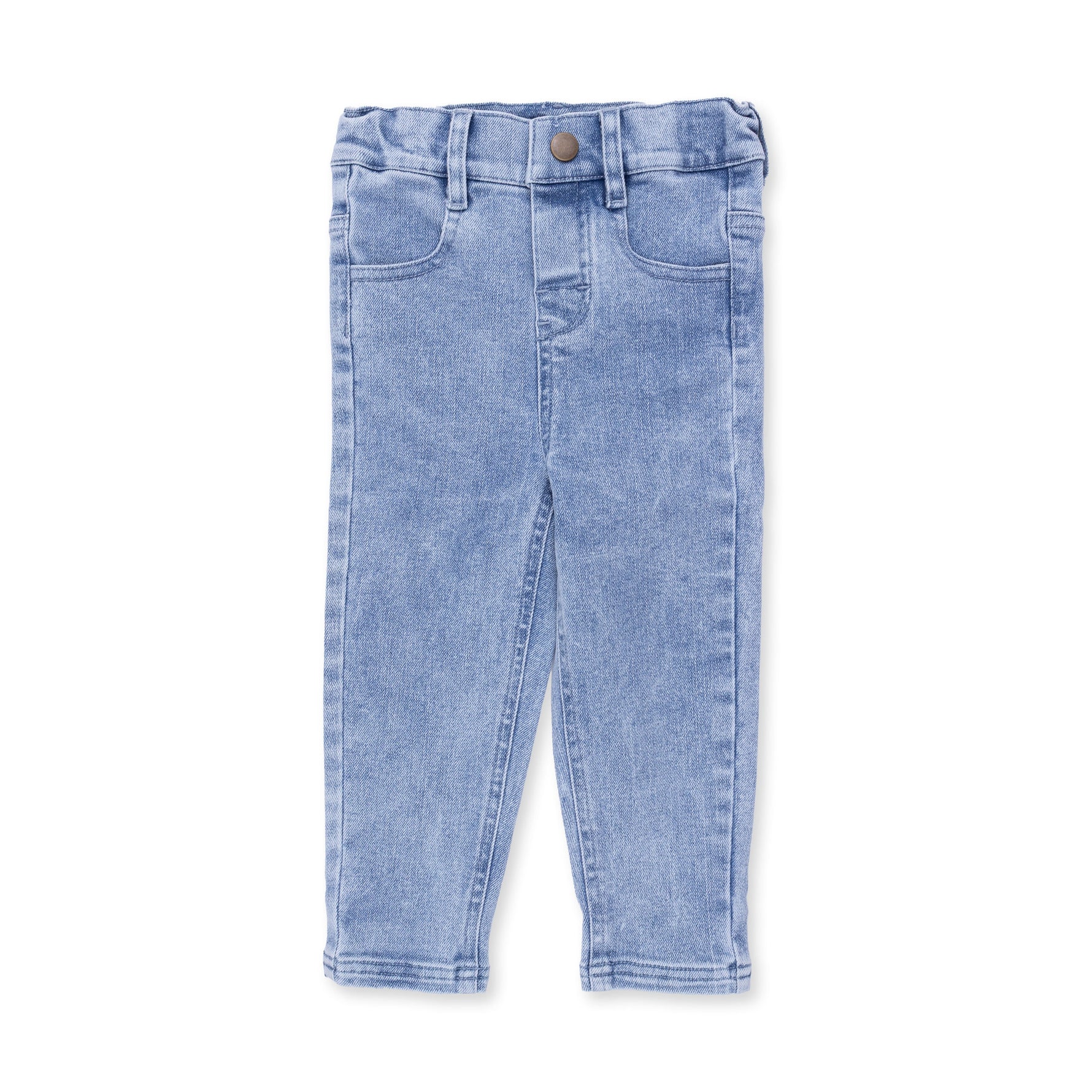 Kids western boutique Utah baby western fashion Old School Blue Stretch Denim Adjustable Pants 1496F26OBD Boltranchstore.com free shipping