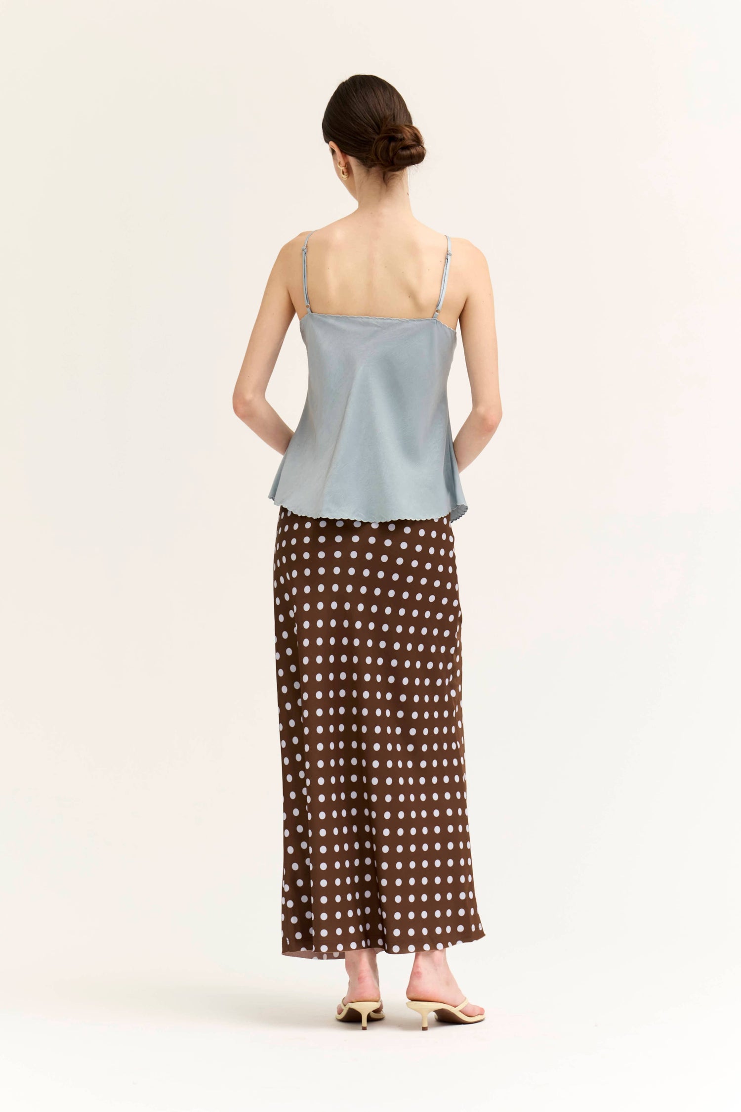 Sam Polka Dot Slip Skirt