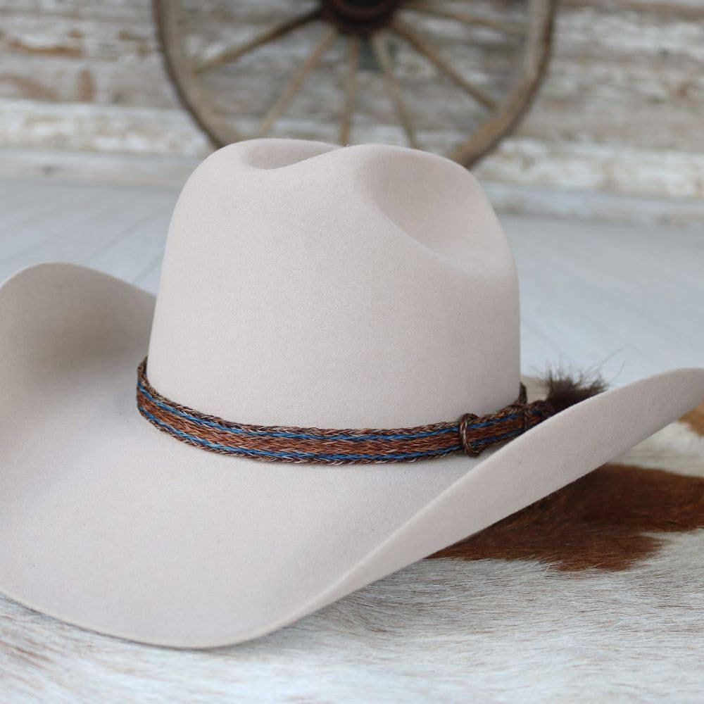 Horsehair Braided Single Tassel Hat Band