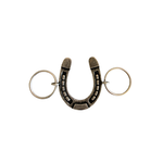 Fringe Slide Tie One On Horseshoe artisan brass western clothing