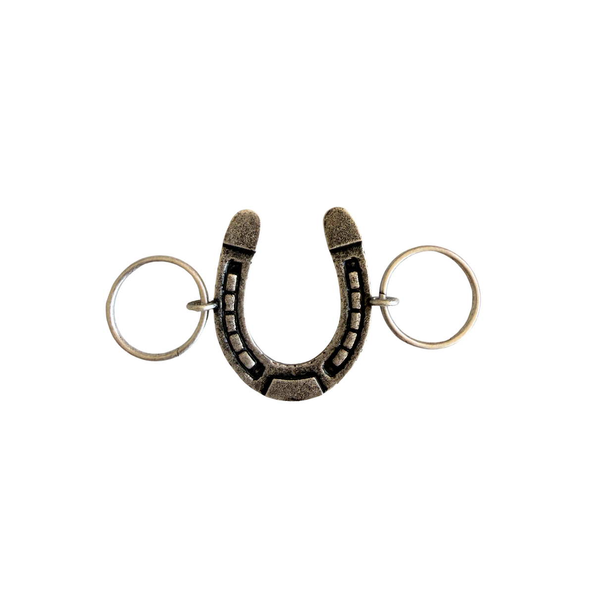 Fringe Slide Tie One On Horseshoe artisan brass western clothing