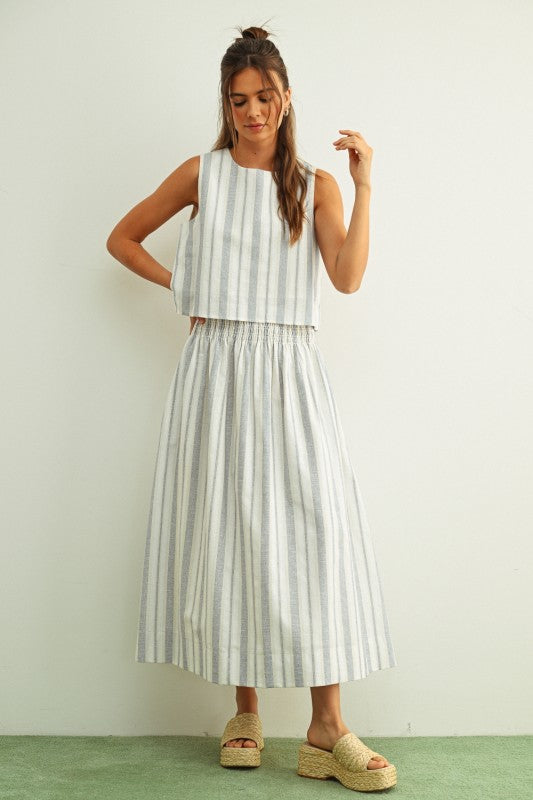 Starla Smocked Long Skirt