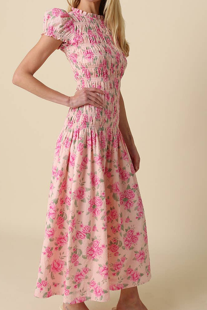 Rachael Puff Sleeve Maxi Dress