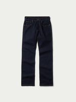 Schaefer Ranch Flex Boot Cut Dungarees Dark Rinse deep indigo stretch denim mens western jeans ranch wear Utah SKU 1831DR