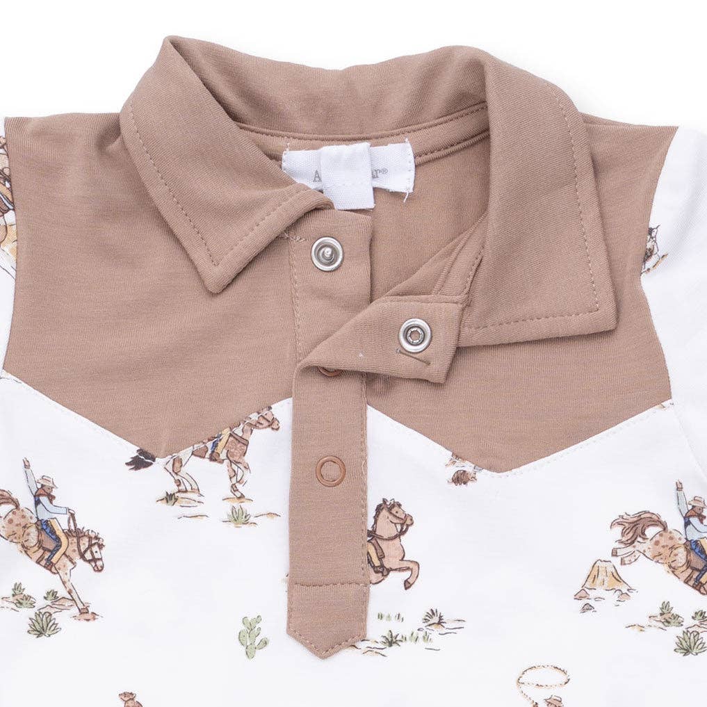 Horse Wrangler Long Sleeve Cowboy Romper