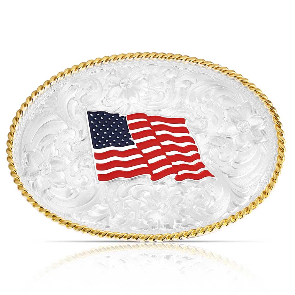 Montana Silversmiths America the Great Buckle