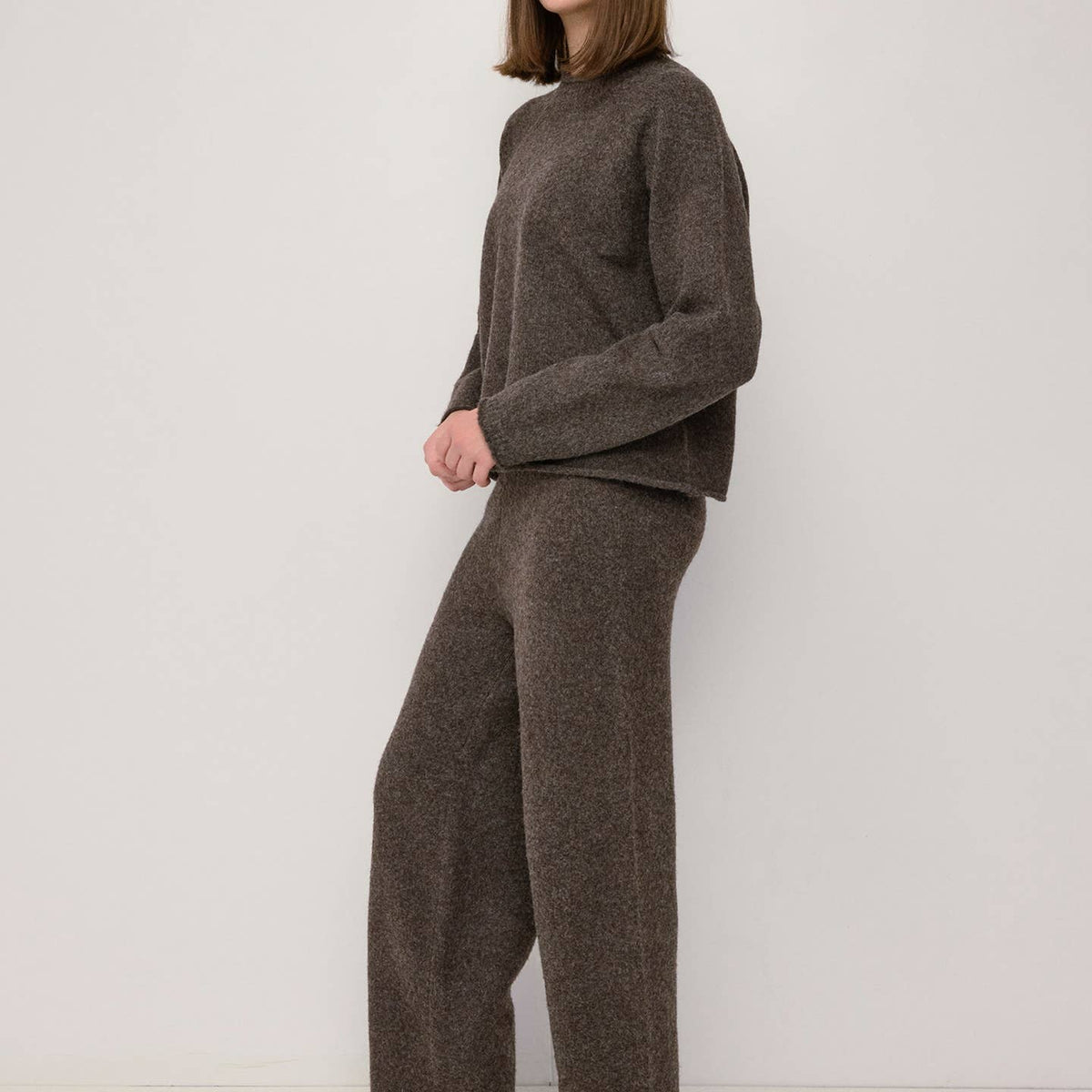 Connie Rolled Neck Raglan Sweater