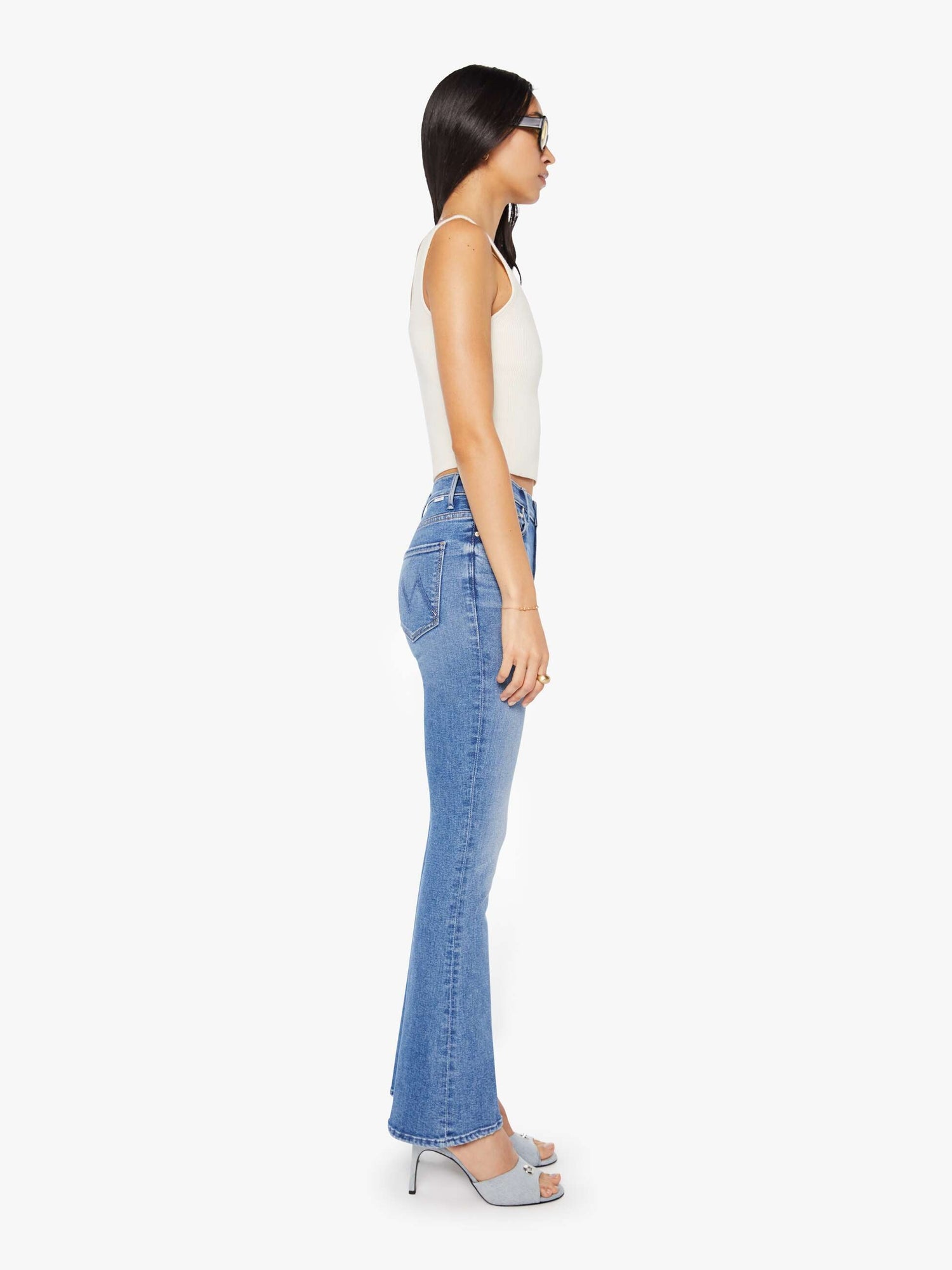 Mother High Waisted Weekender Skip Pants