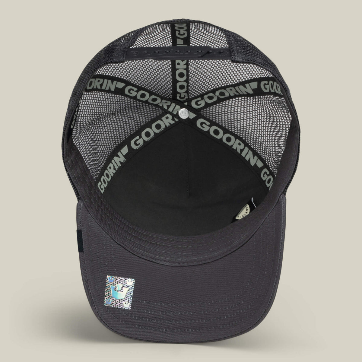 Goorin Bros Circle of Life Loner gray underbrim beneath the brim for a quiet contrast Kamas Utah