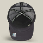 Goorin Bros Circle of Life Loner gray underbrim beneath the brim for a quiet contrast Kamas Utah