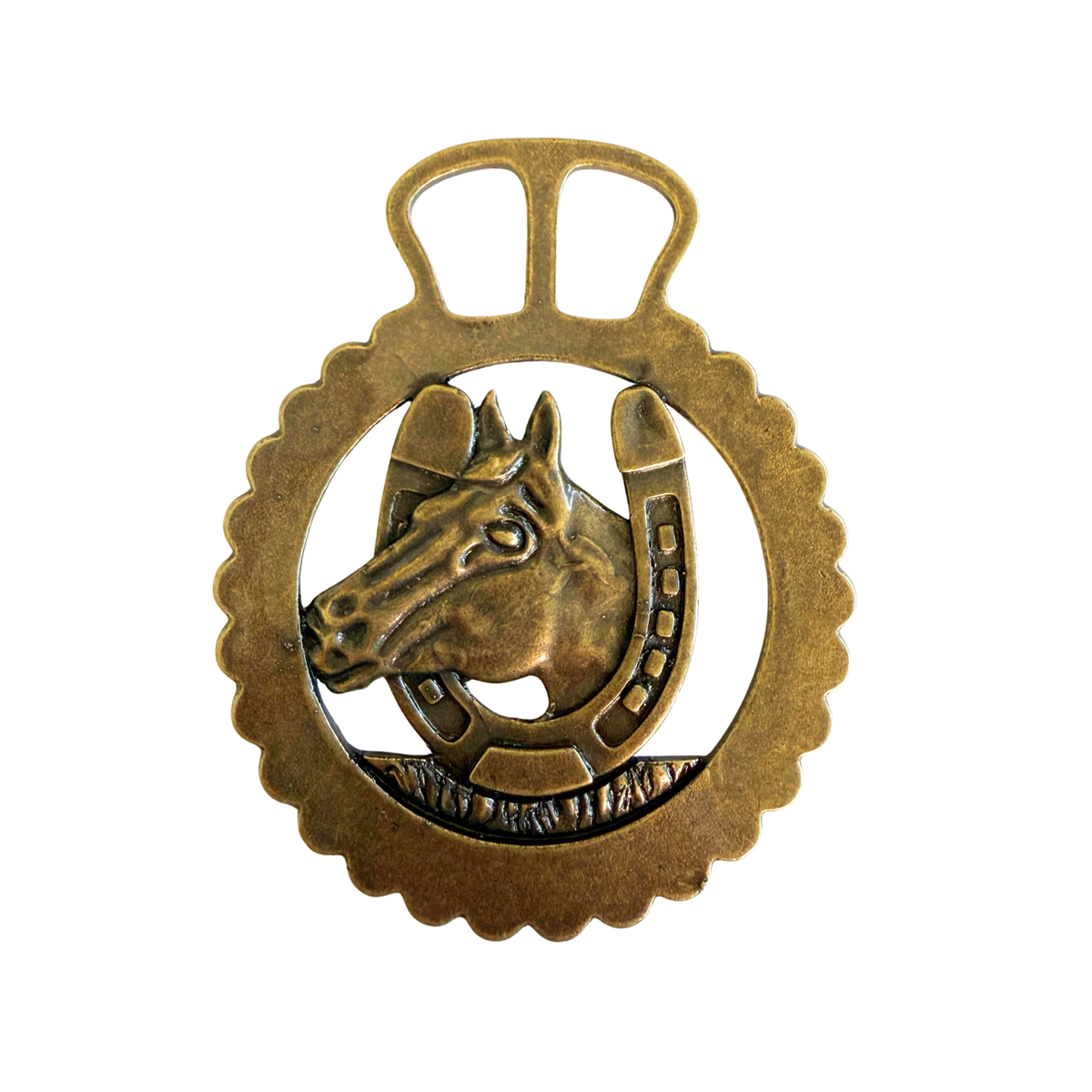 Fringe Slide Harnessed Lucky Horse brass western clothing