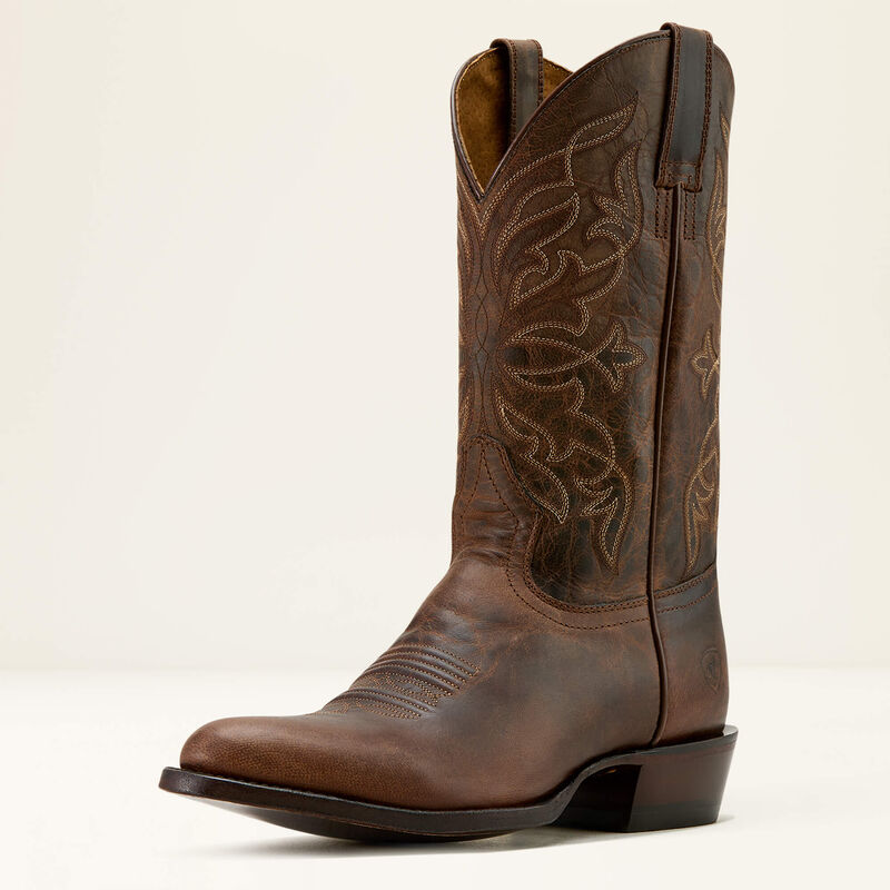 Ariat Mens Maverick Almond Toe Western Boot buy at boltranchstore.com western wear free shipping mens western boot cowboy boot rodeo 