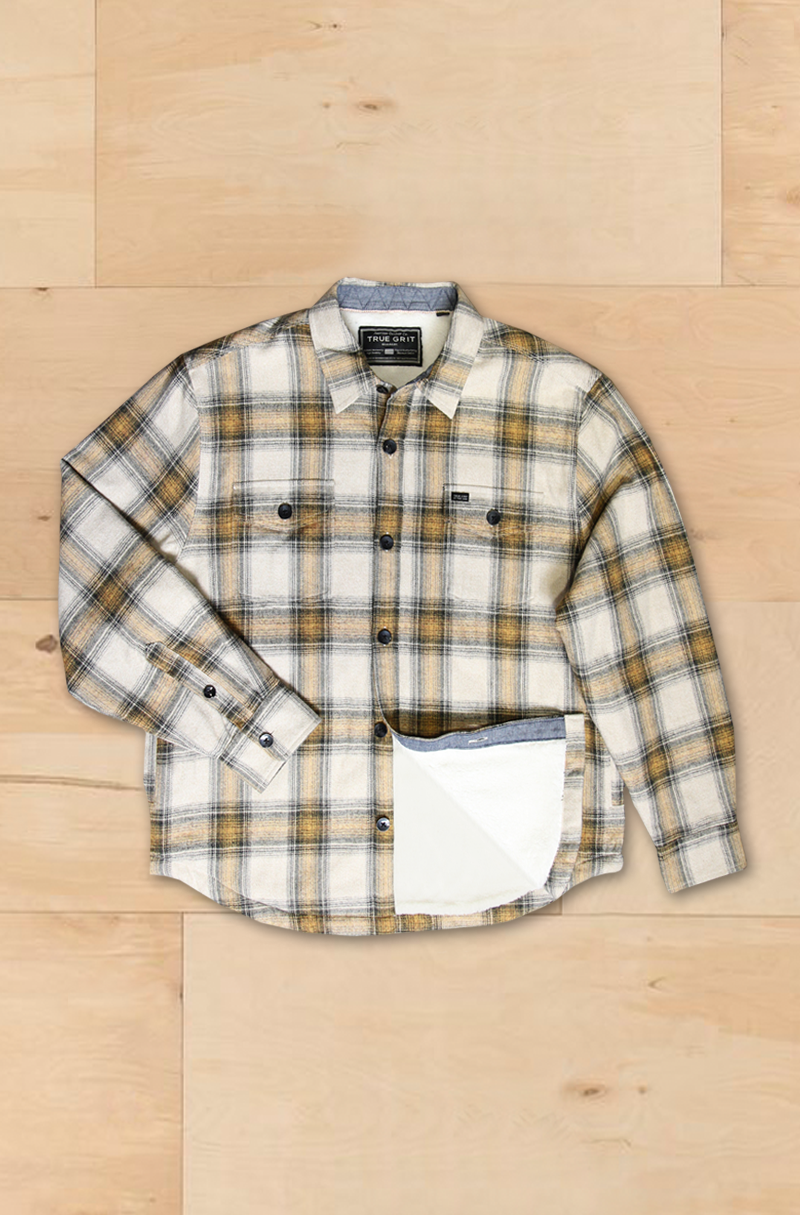 True Grit Jackson Plaid Shirt Jacket