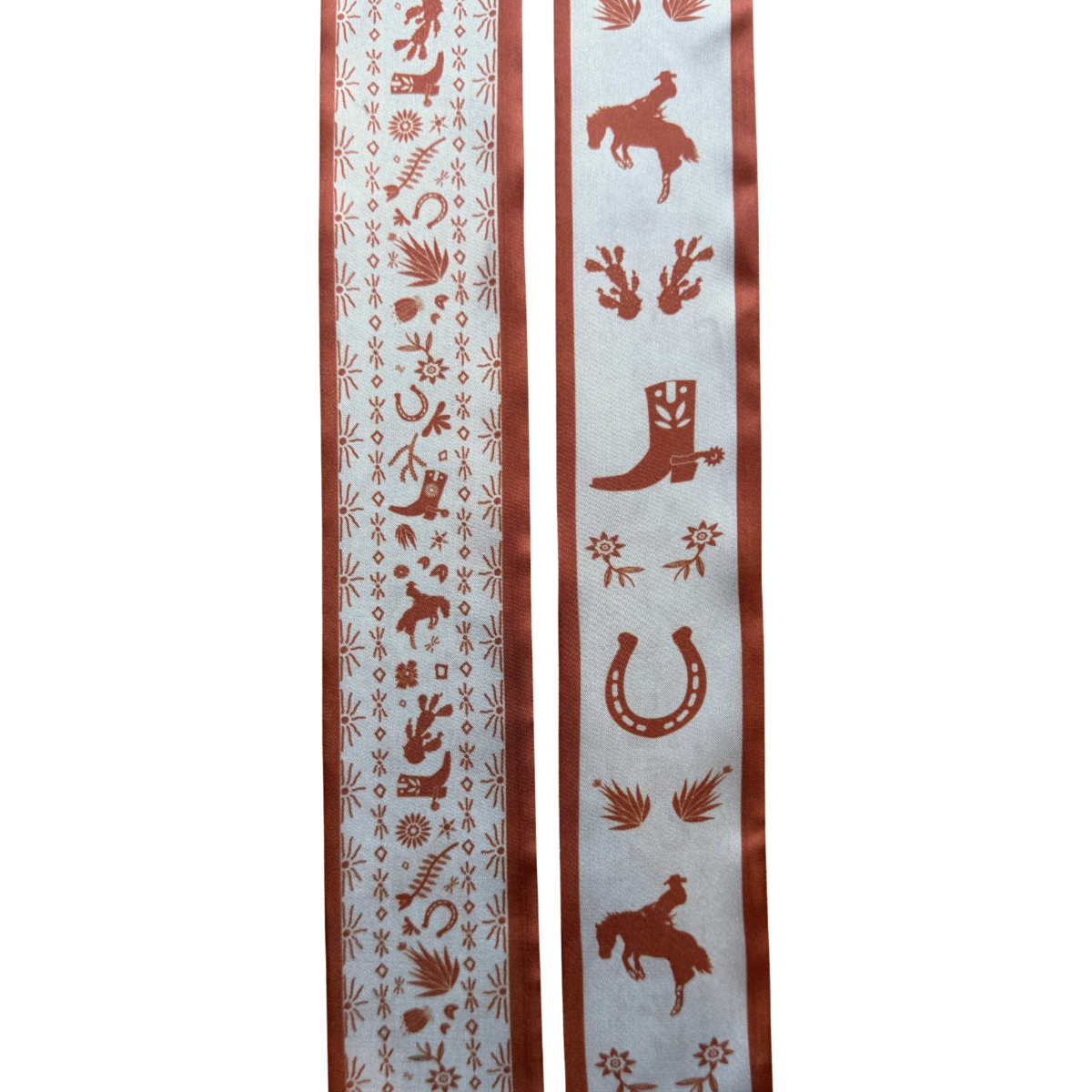 Fringe Scarves Game Day Twilly Down South Doily Maroon wrapped around the wrist with stacked bracelets Park City