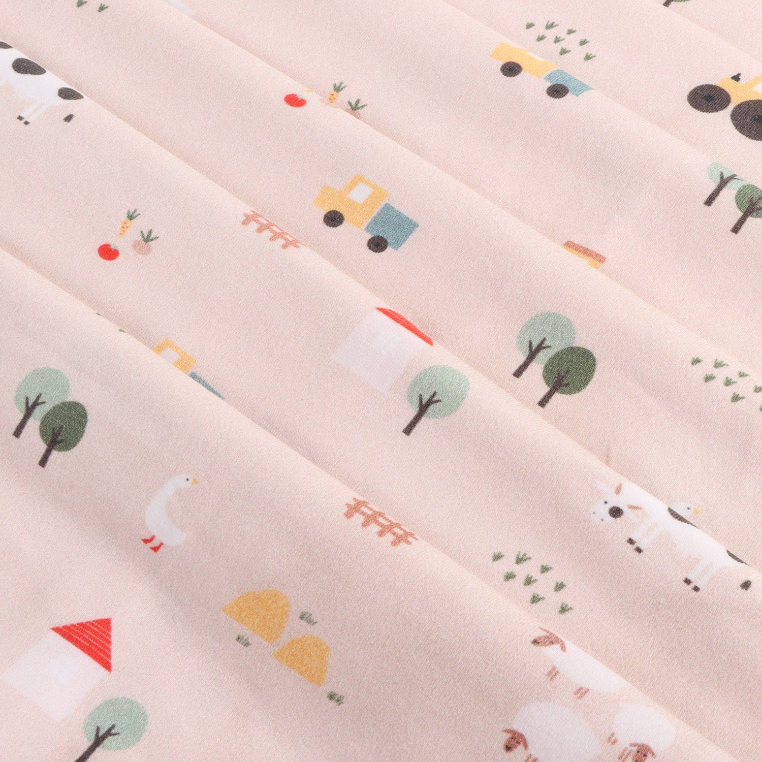 Farm Reversible Baby Blanket