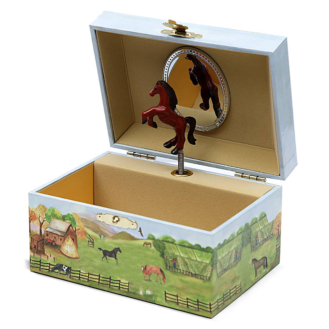Country Horse Jewelry Box