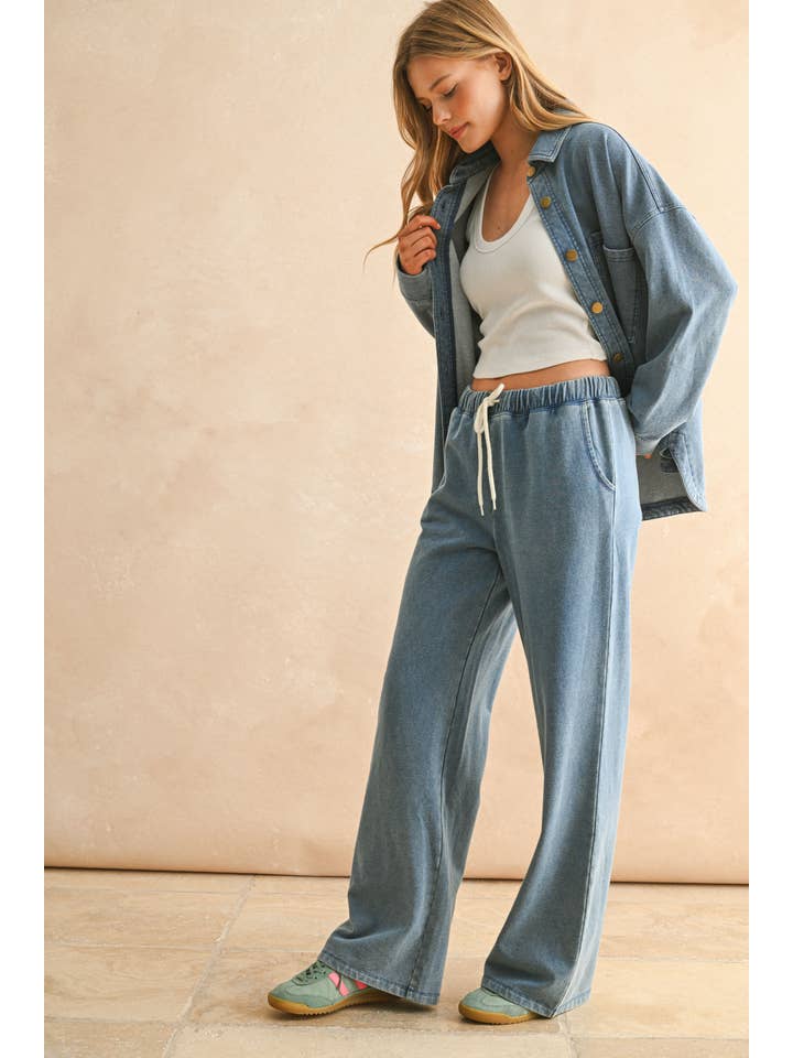 Kit Washed Knitted Pants
