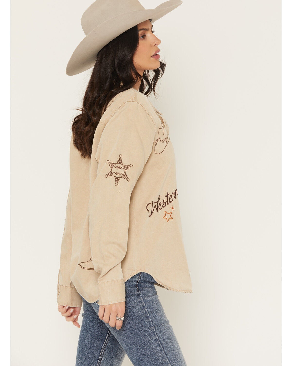 Jena Western Embroidered Shirt