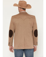 Circle S Mens Plano Sportcoat Americano Brown layering blazer for rodeo and western fashion Park City