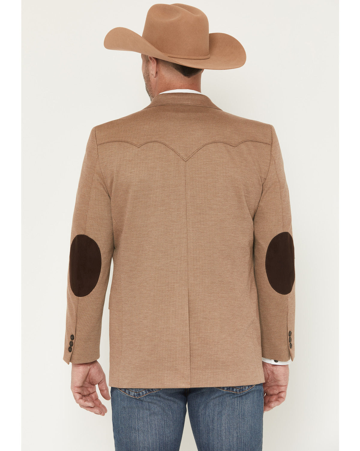 Circle S Mens Plano Sportcoat Americano Brown layering blazer for rodeo and western fashion Park City