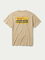 2005 Schaefer Quality Goods Tee at boltranchstore.com in stock free shipping Beige t-shirt with a logo on the back 