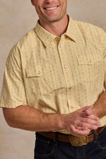 Short Sleeve Rambler Pearl Snap Luckenbach Mens button down western wear rodeo shirt free shipping at boltranchstore.com