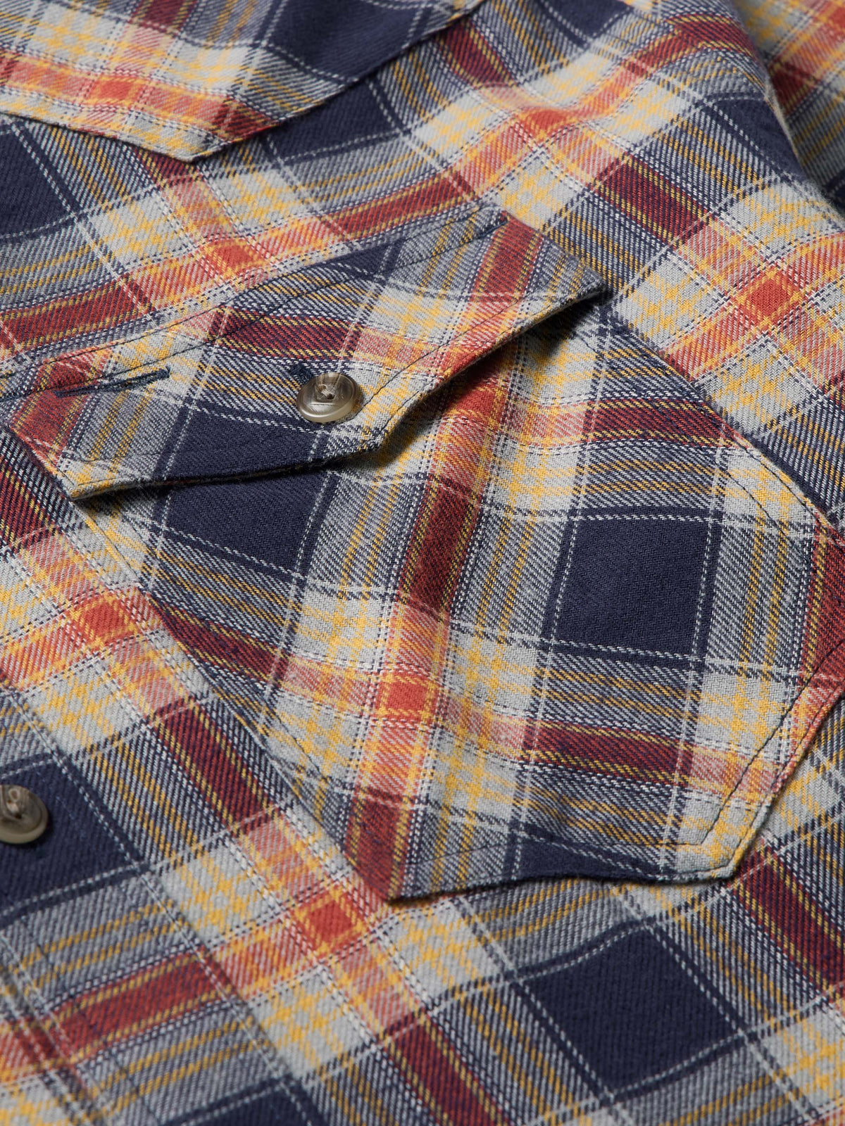 Schaefer Flannel Button Down Shirt western chest pockets for everyday carry cowboy
