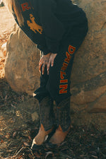 darlin wild horse sweatpants black womens loungewear Boltranchstore.com free shipping Darlin swimwear womens