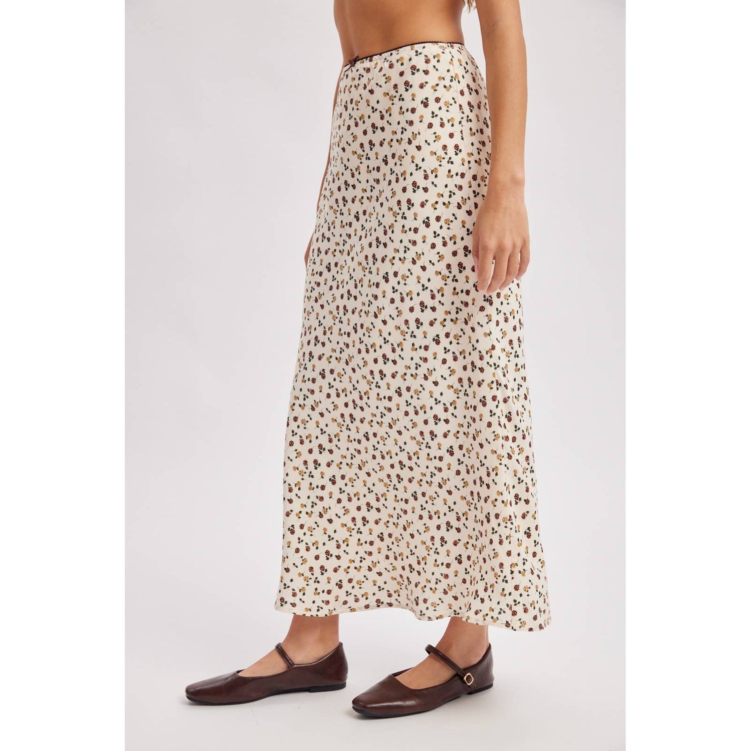 Ditsy Floral Midi Skirt