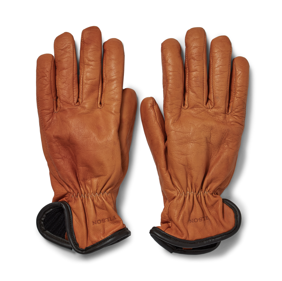 Western clothing ranch wear Utah workwear Original Lined Goatskin Gloves Saddle Brown SKU F2020491143 Boltranchstore.com free shipping