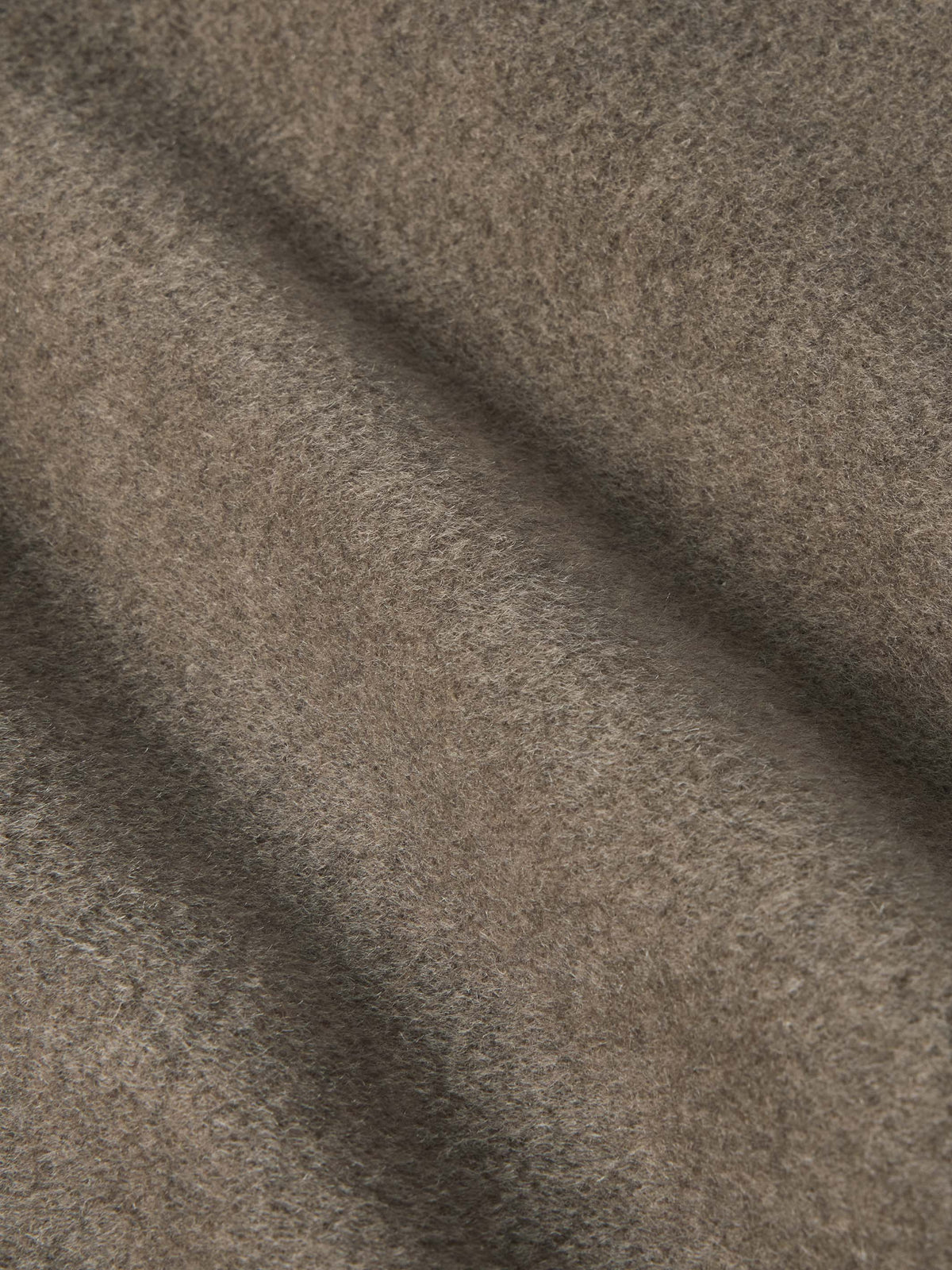 Schaefer Wool Overshirt Taupe eighty percent wool shell in a warm earthy neutral tone