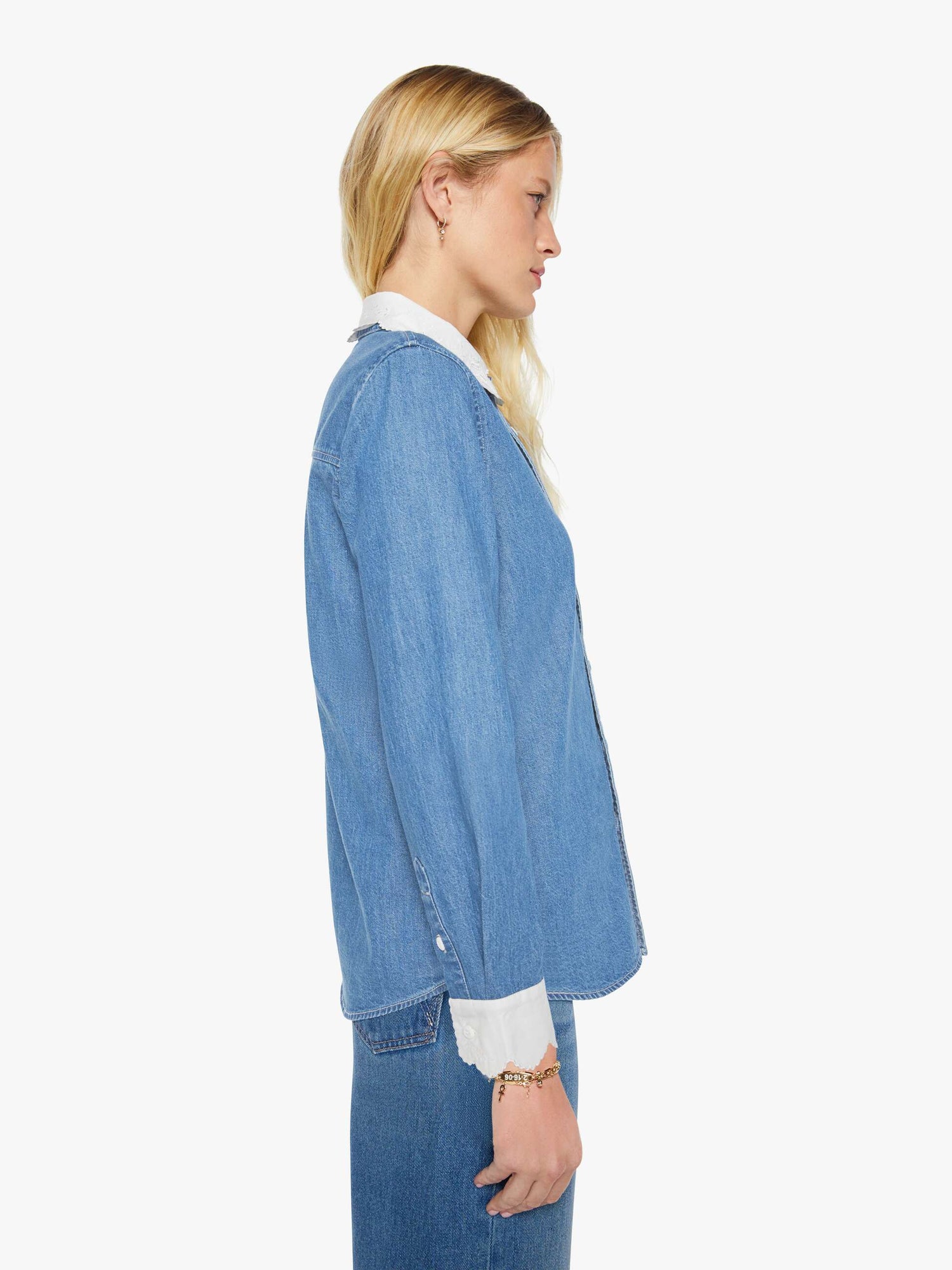 Mother The Frilly Foxy Boxy Shirt