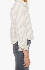 Utah womens western boutique rodeo The Cropped Bestie Cream And Black Stripe SKU 212451962 Boltranchstore.com free shipping