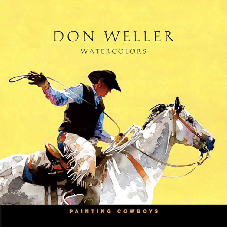 Don Weller Watercolors Painting Cowboys