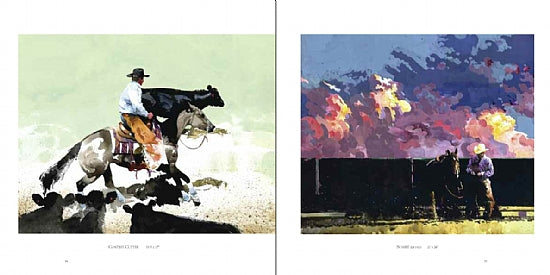 Don Weller Watercolors Painting Cowboys