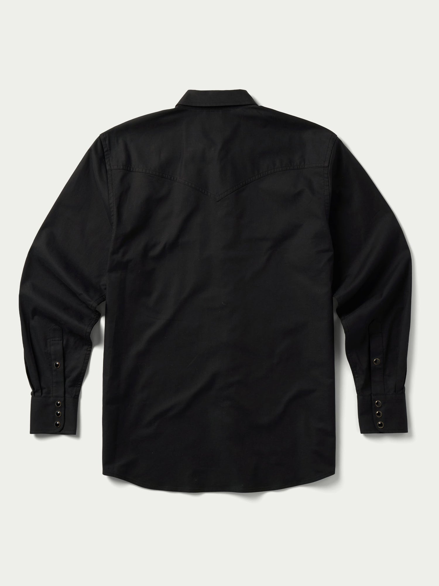 Schaefer Classic Button Down with Snap Shirt in Black