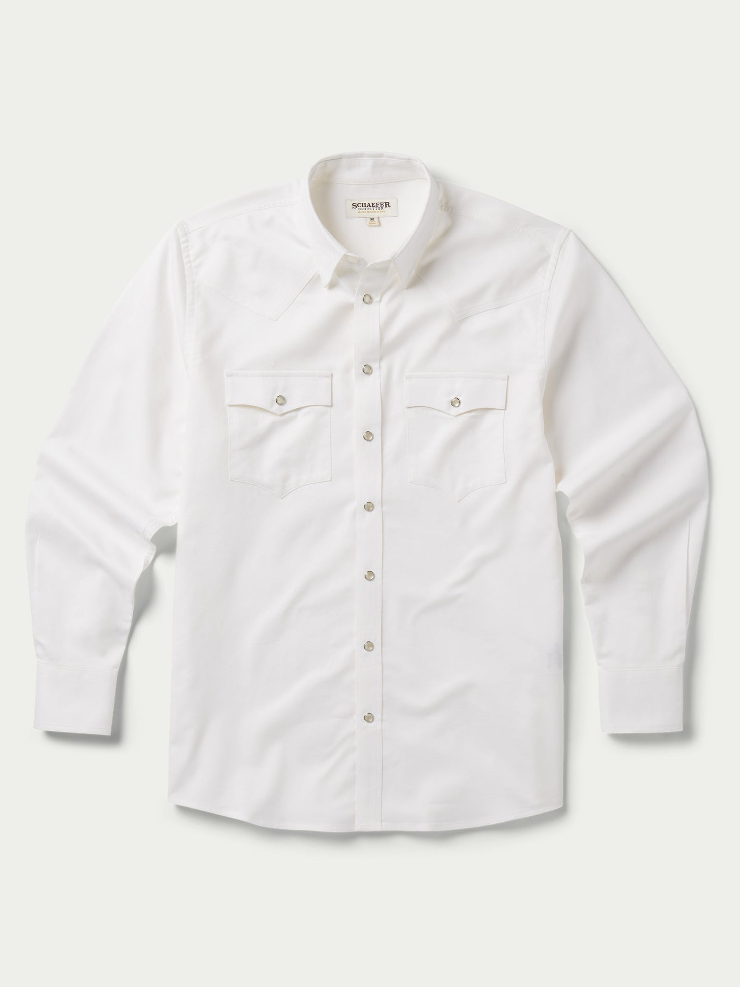 Schaefer Mens Classic Western Button Down with Snaps