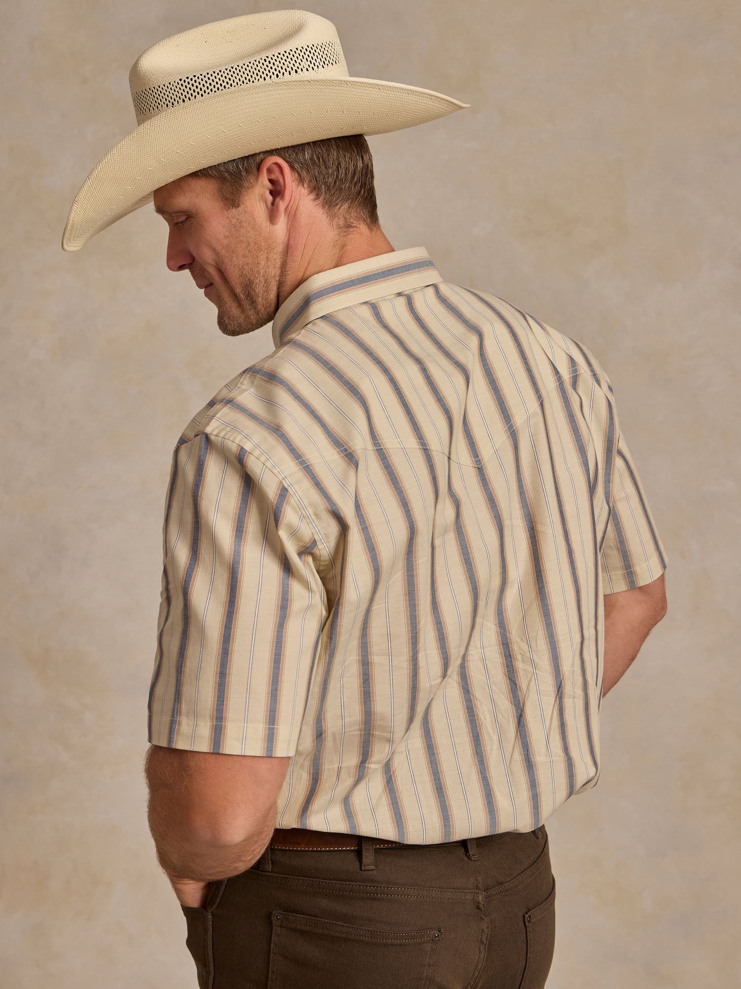 Schaefer Mens Short Sleeve Vintage Cotton Hondo