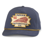 Canvas Cappy Hat Indian Motorcycle Blue cap American Needle Hat Co Boltranchstore.com 23005A_INMOTO free shipping