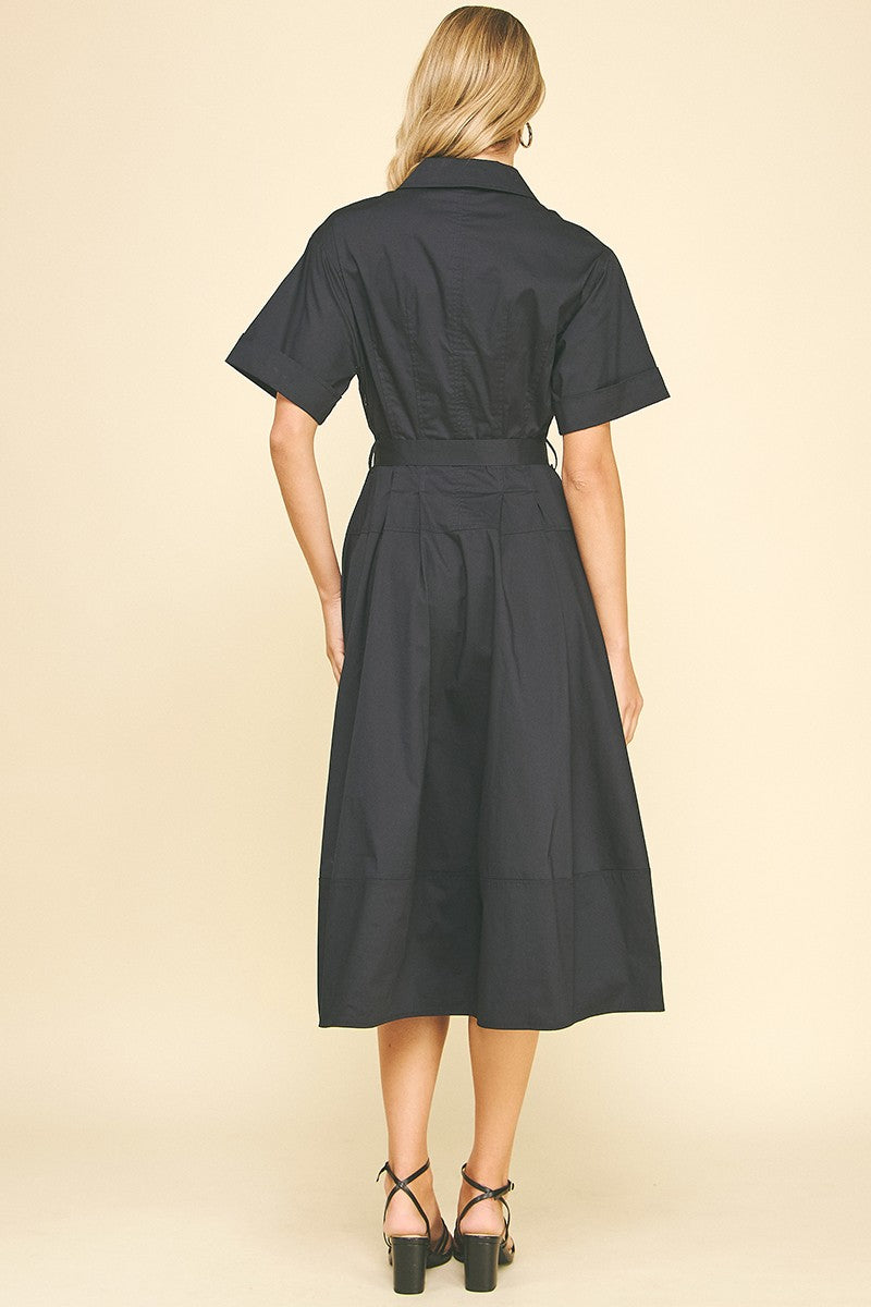 Brie Basic Midi Dress