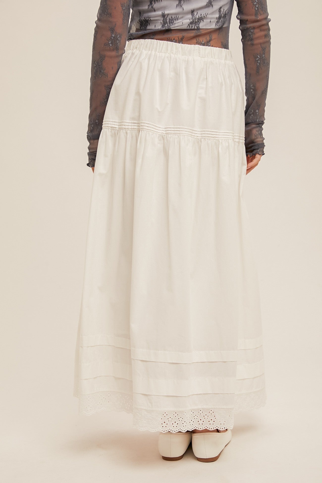 Etta Pintuck Skirt