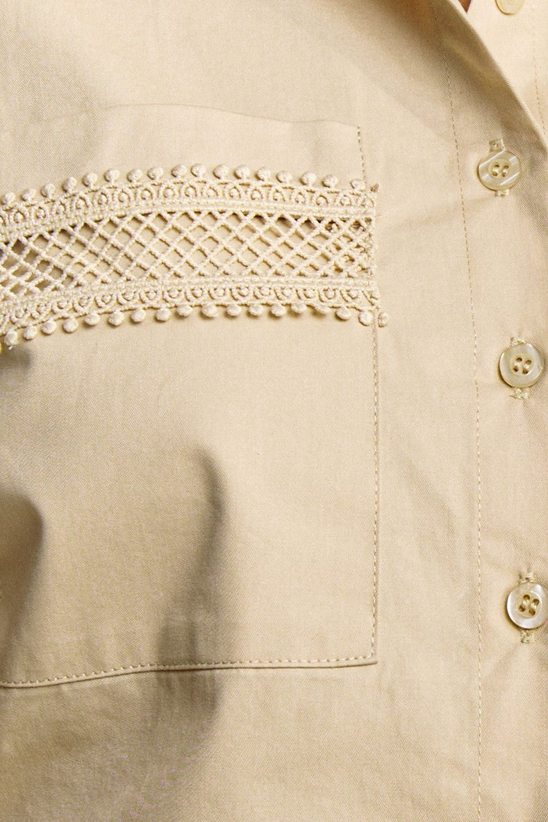 Stella Lace Trim Shirt