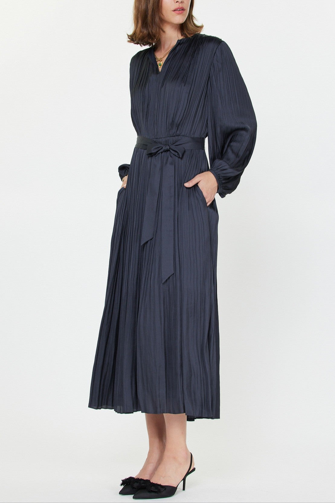 Lydia Pleated Dress