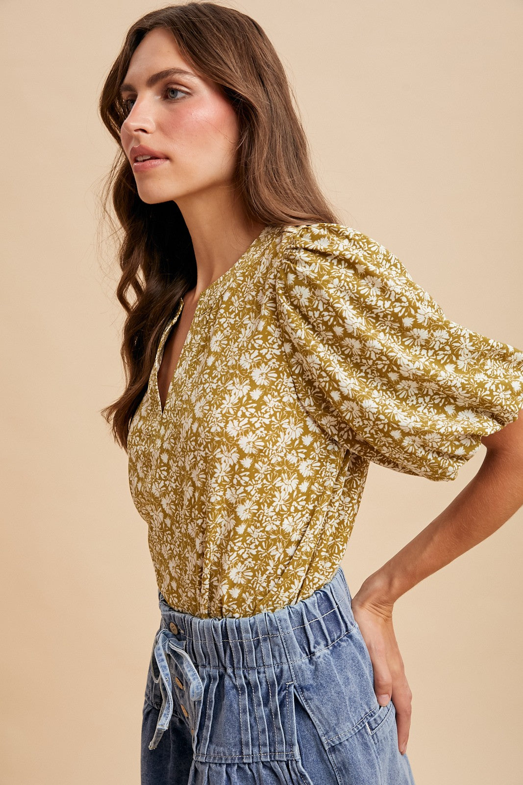 Amber Floral Top