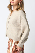 ecru cream tan sweater cardigan womens boltranchstore.com clothing boutique free shipping