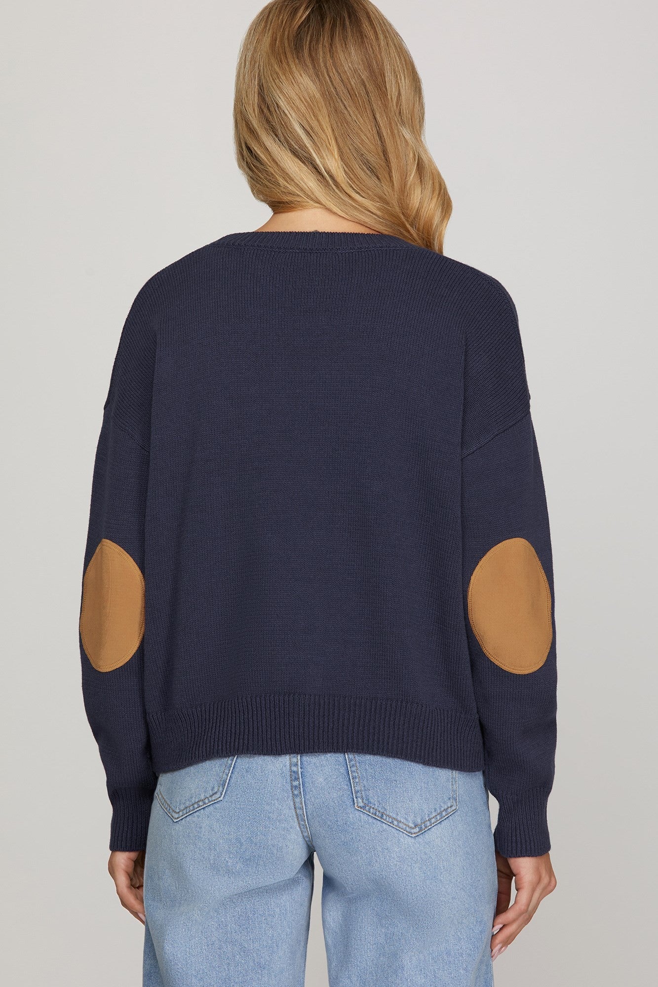 Navy Horse Sweater