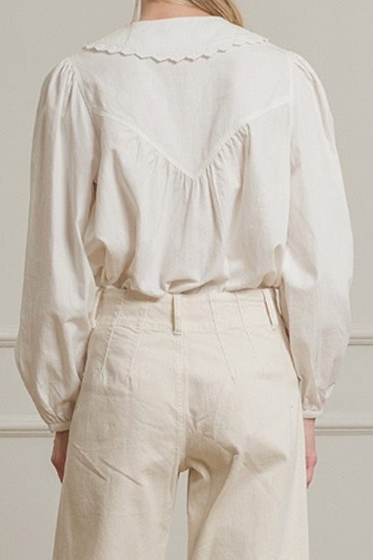 Reese Round Collar Blouse