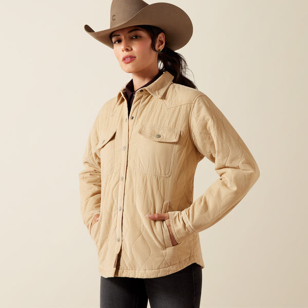 Ariat Womens Obispo Lightweight Insulated Jacket Irish Cream
