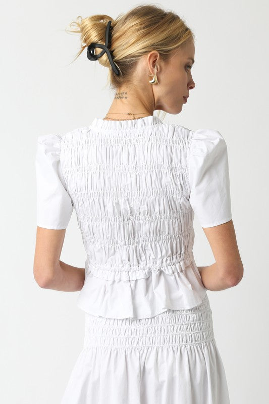 Pamela Ruffled Top